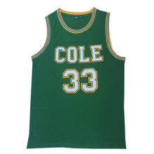 Load image into Gallery viewer, Shaquille O&#39;Neal #33 Cole High School Throwback Jersey Green