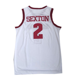 Retro Men's Collin Sexton #2 Alabama Crimson Tide Throwback Basketball Jersey White