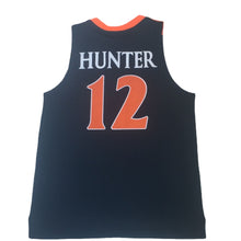 Load image into Gallery viewer, Virginia Hunter #12 Basketball Jersey White/Dark Blue Two Colors
