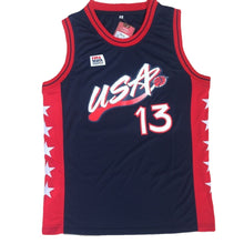 Load image into Gallery viewer, O&#39;Neal #13 USA Dream Team White Basketball Jersey Black