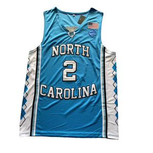Retro Cole Anthony #2 North Carolina Basketball Jersey College Blue