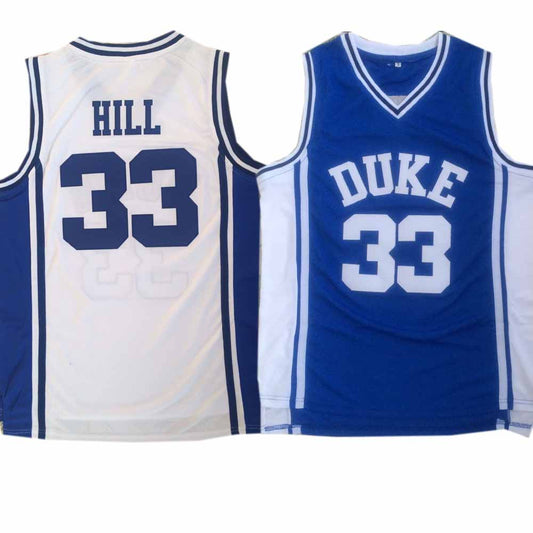 Grant Hill #33 Duke Blue Devils College Throwback Basketball Jersey