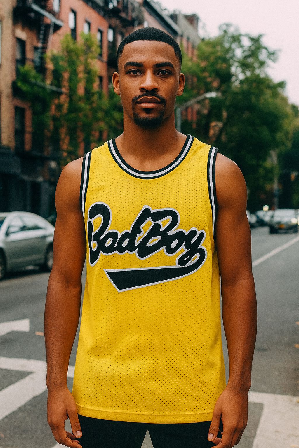Biggie Smalls #72 Jersey – Juicy Bad Boy Yellow Basketball Shirt