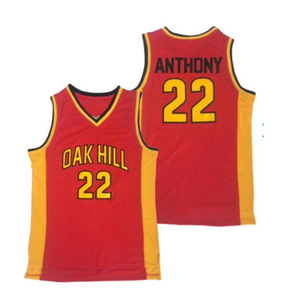Carmelo Anthony #22 Oak Hill High School Basketball Jersey