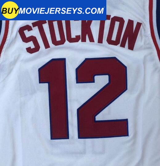 John Stockton #12 Gonzaga Bulldogs College Basketball Throwback Jersey