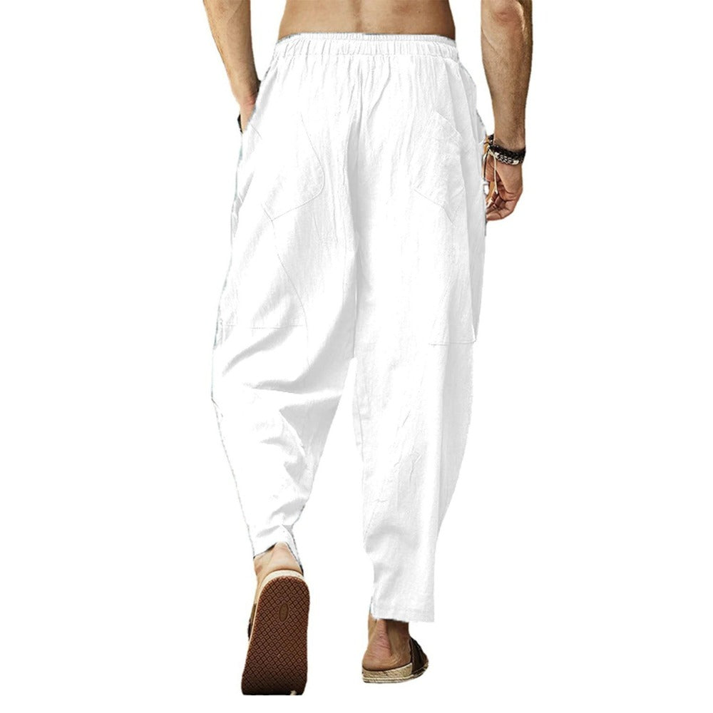 Men Medieval Renaissance Pirate Pants Viking Gothic Cosplay Halloween Costume Asia Size