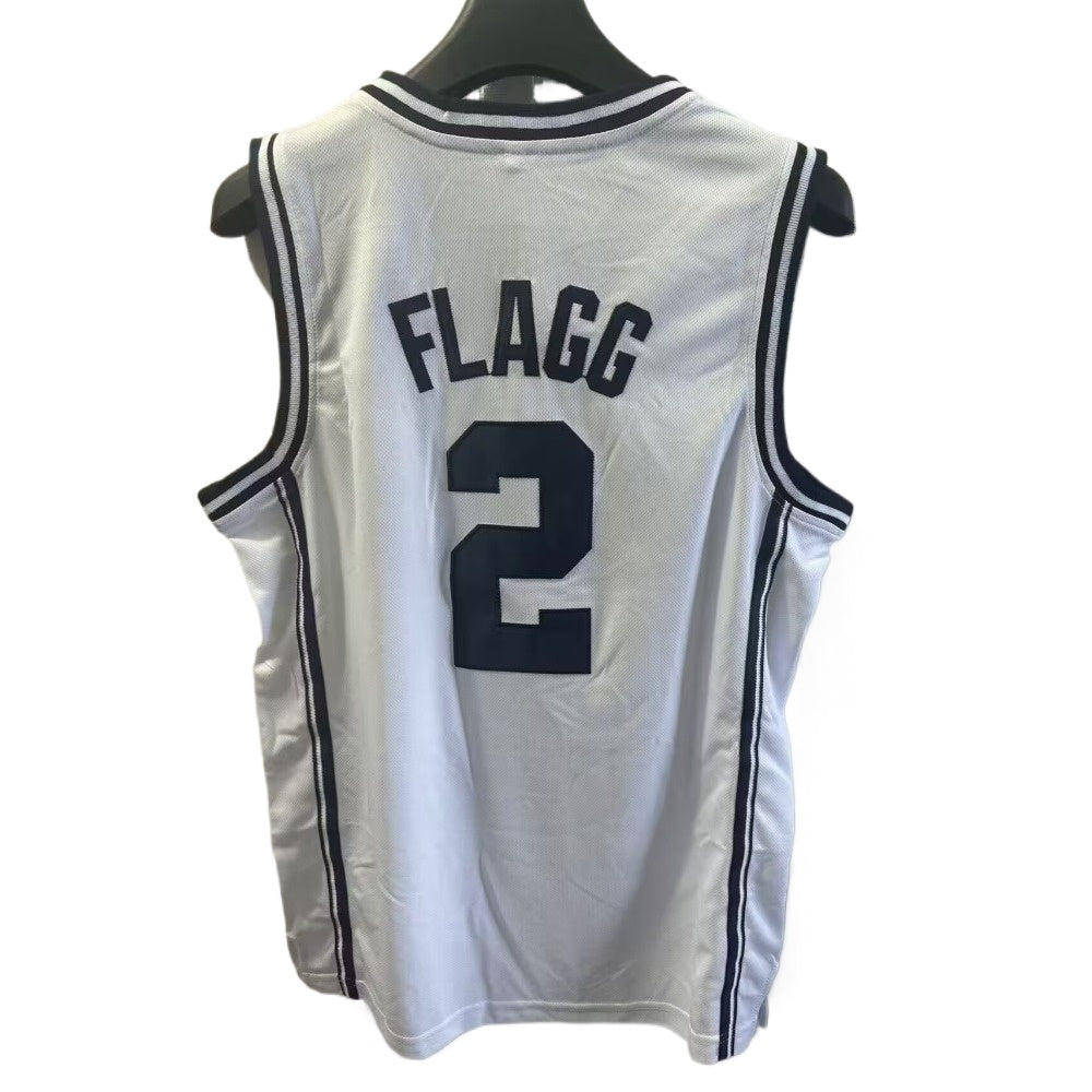 Cooper Flagg #2 Duke College Basketball Jersey - White Embroidery