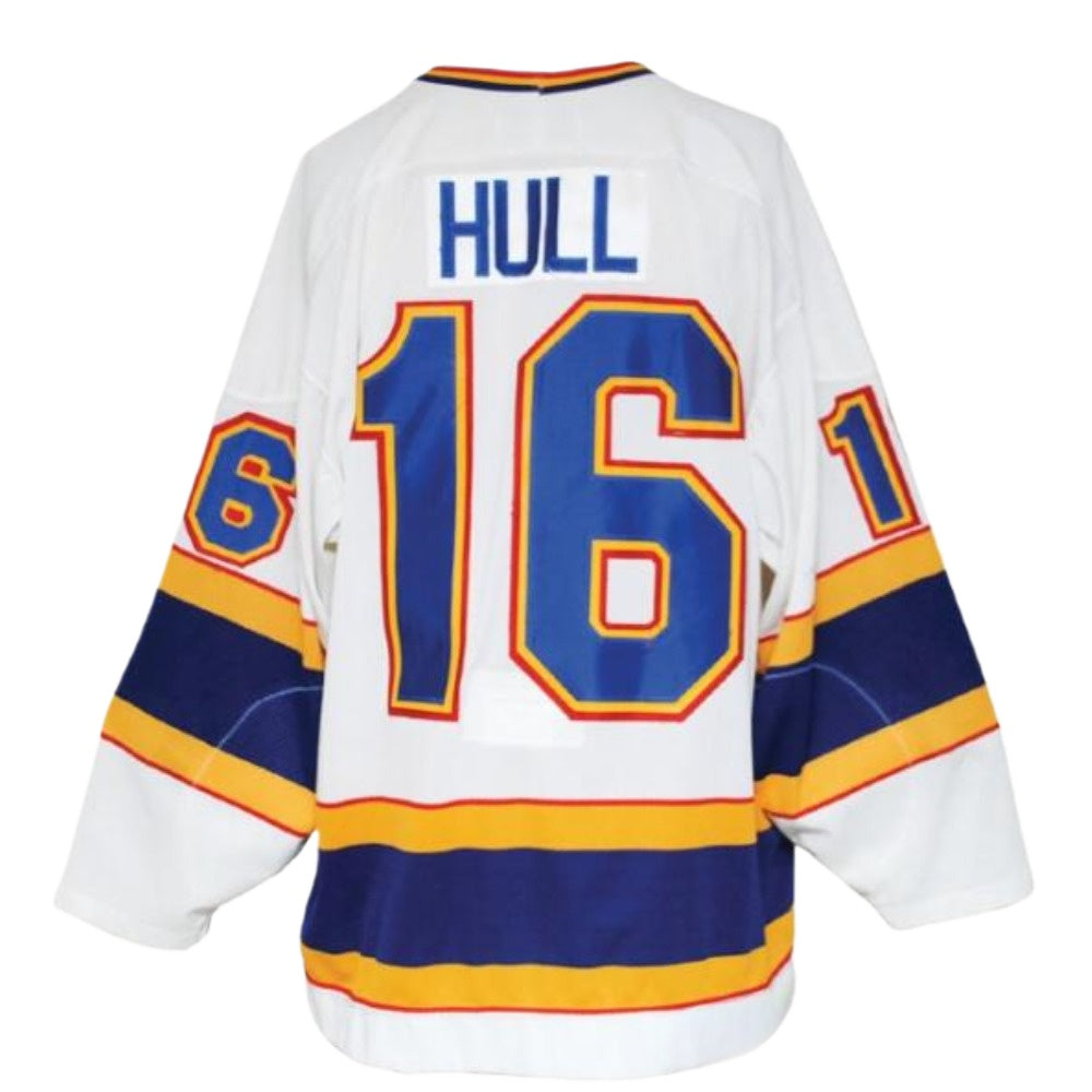 Rare Vintage 1992 Brett Hull #16 St. Louis Blues Game Ice Hockey Jersey