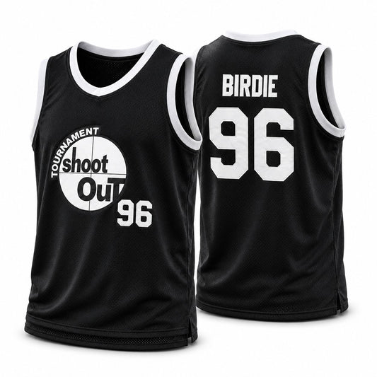 Above the Rim Shoot Out Black Basketball Movie Jersey