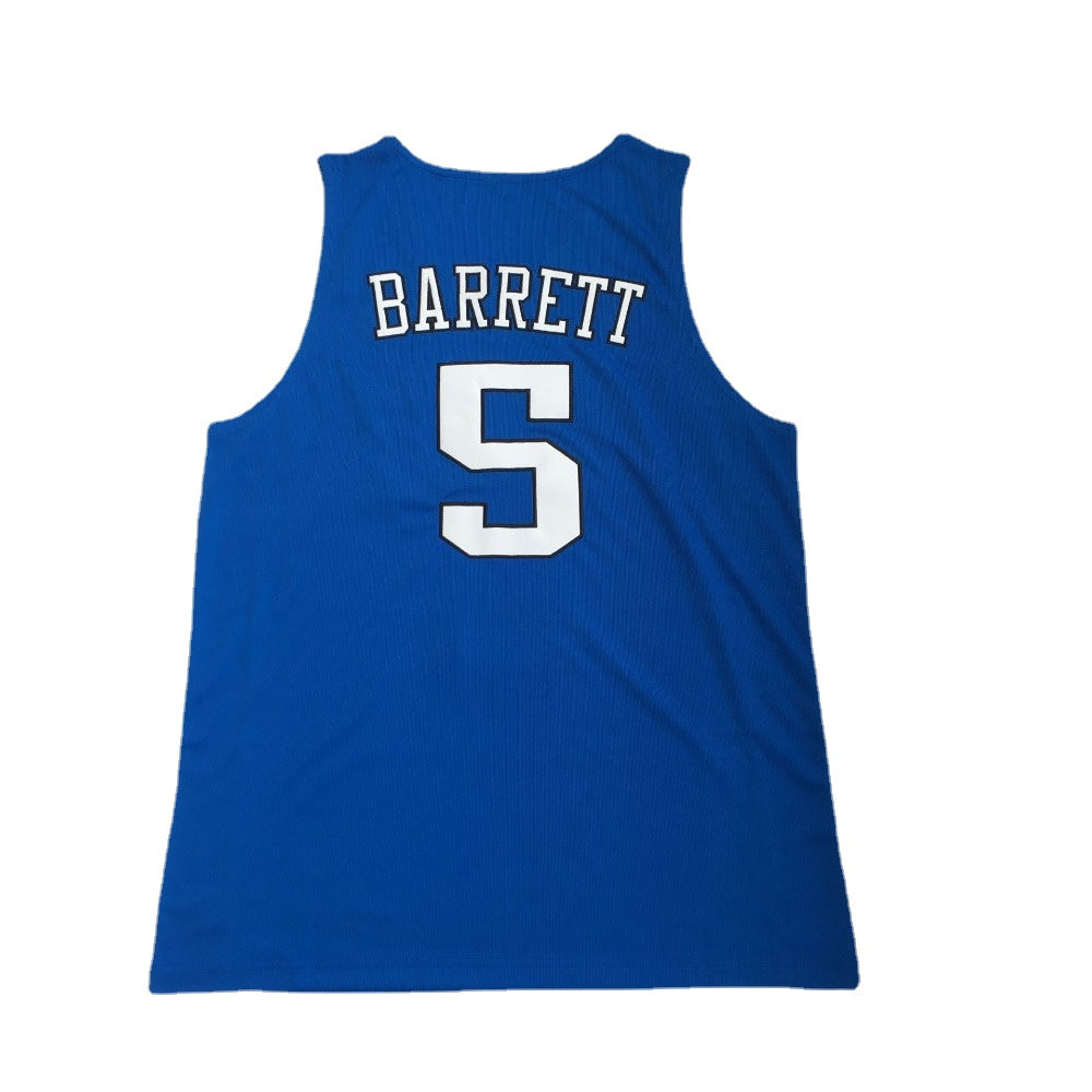 Barrett #5 Duke College Basketball Jersey -Blue