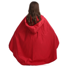 Load image into Gallery viewer, Girls Little Red Riding Hood Costume Halloween Fancy Dress Long Cape Kids Outfit