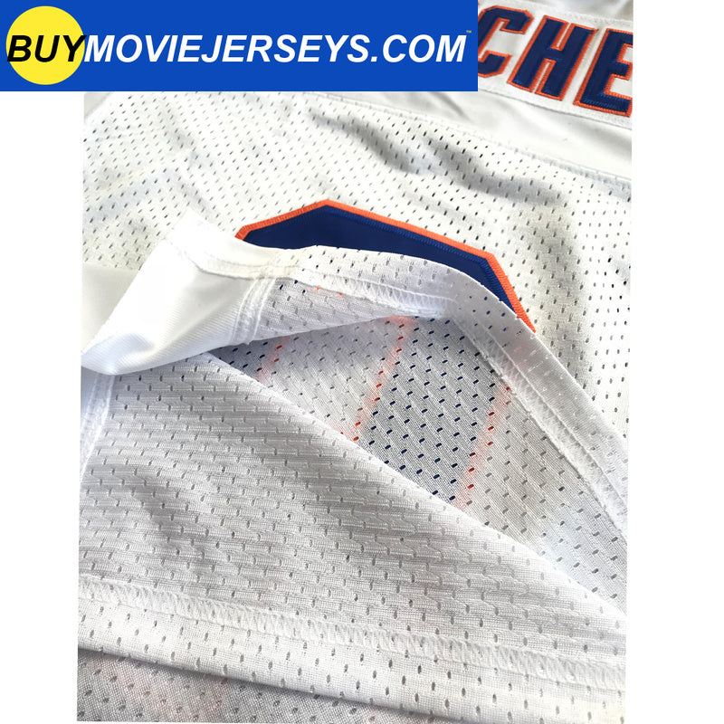 The Waterboy Movie Muddogs Bobby Boucher Jersey #9 White Color