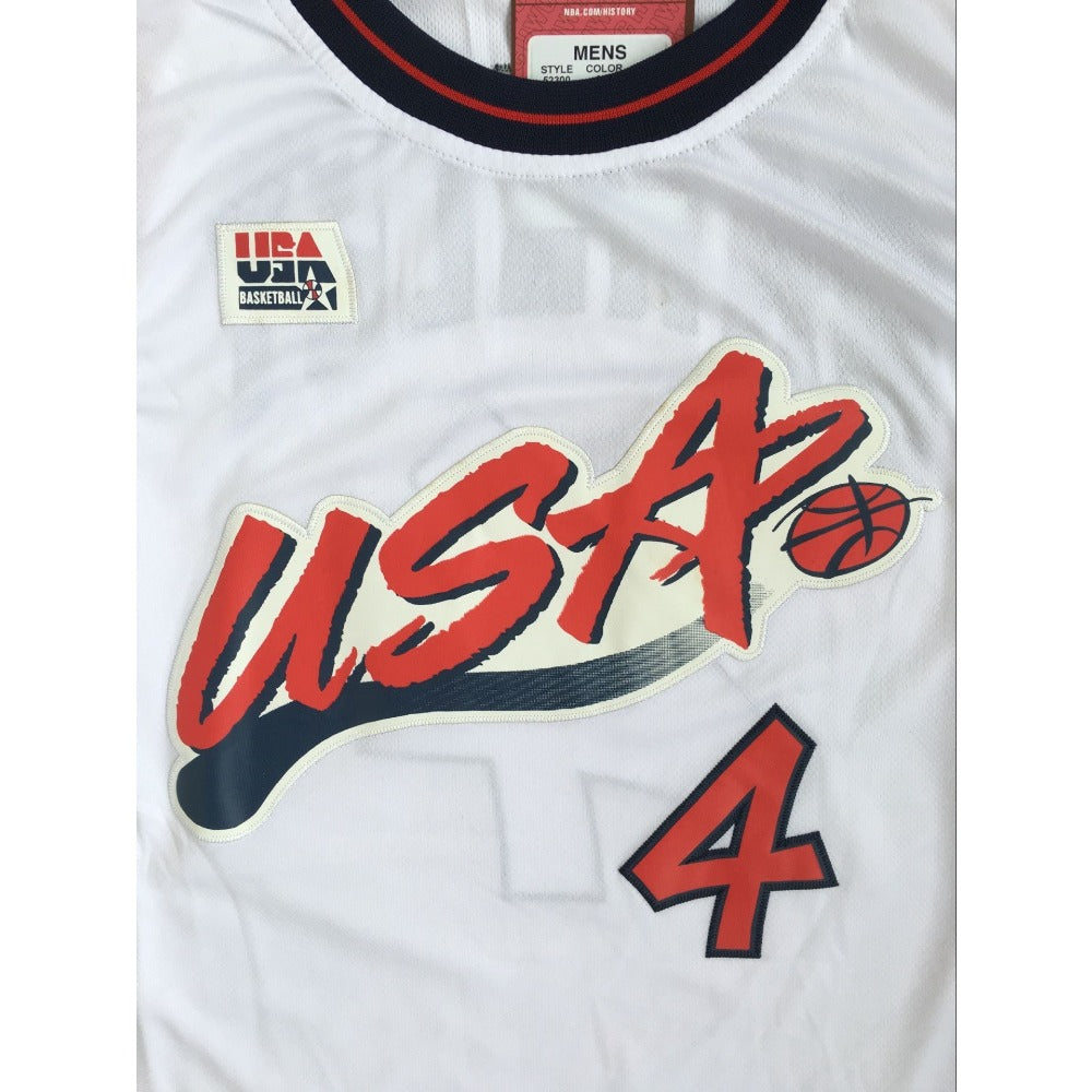 Charles Barkley #4 USA Dream Team Basketball Jersey White 1996