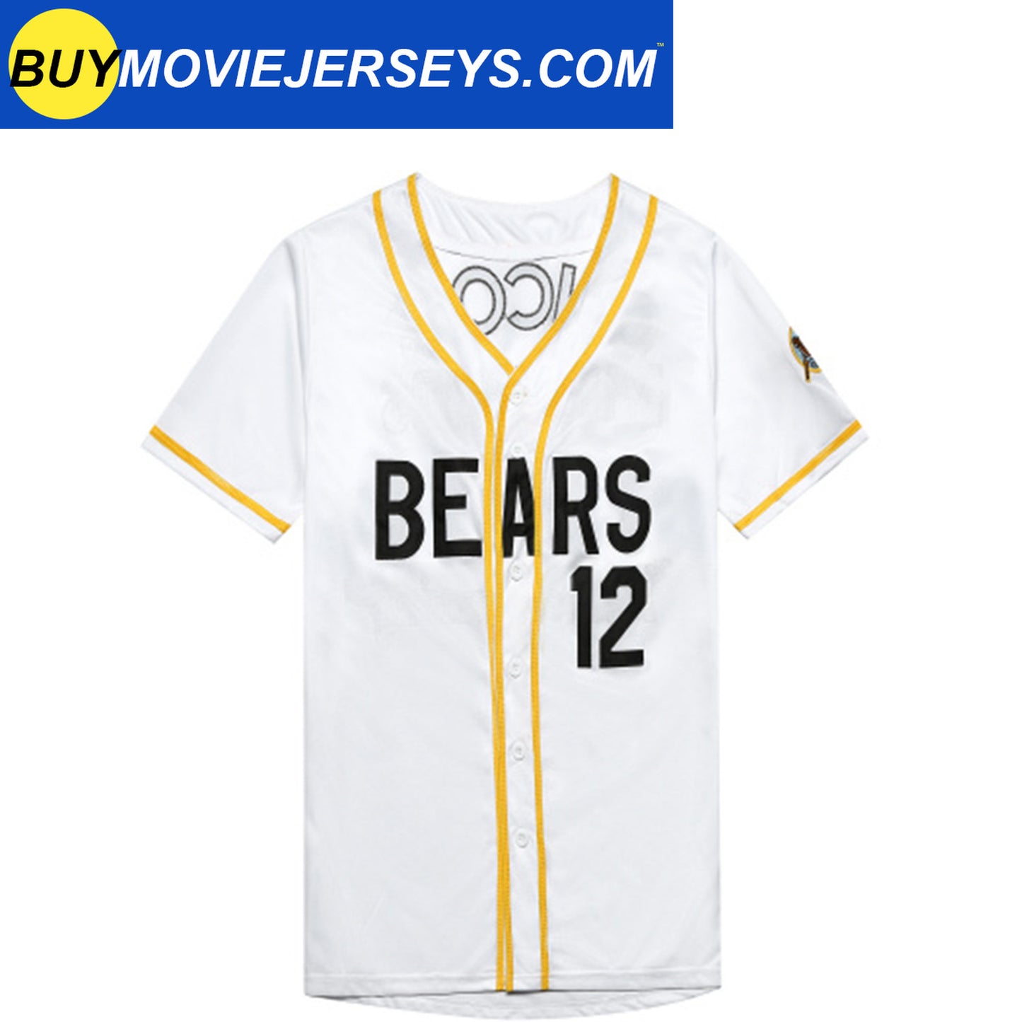 The Bad News Bears #12 Tanner Boyle Baseball Jersey