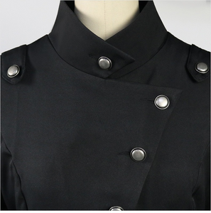 Women Medieval Steampunk Jacket Vintage Halloween Costumes Gothic Button Corset Tailcoat Tuxedo Uniform