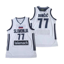 Load image into Gallery viewer, Luka Doncic #77 Slovenia Euroleague Basketball Jersey