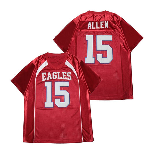 JOSH ALLEN #15 HIGH SCHOOL FOOTBALL JERSEY- Red