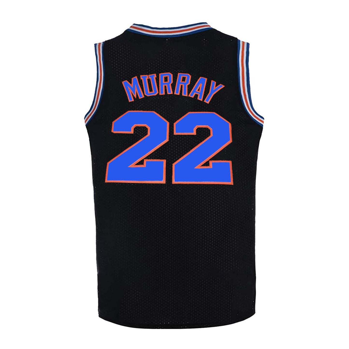 Space Jam Movie Basketball Jersey Tune Squad # 22 MURRAY Black Color