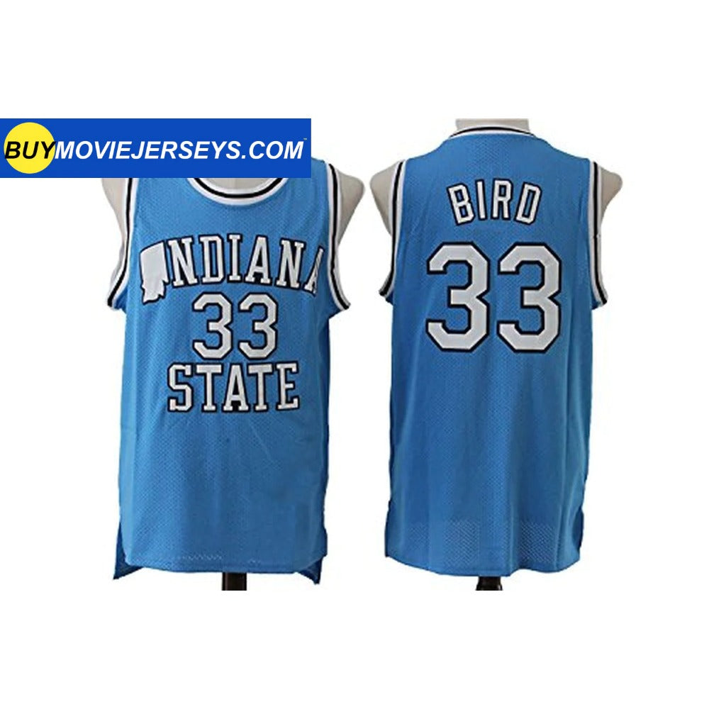 Larry Bird #33 Indiana State Basketball Throwback Jersey