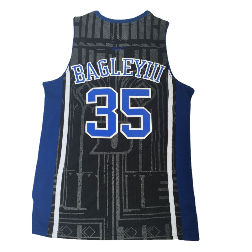 Marvin Bagley III #35 Duke Throwback Basketball Jersey - Black