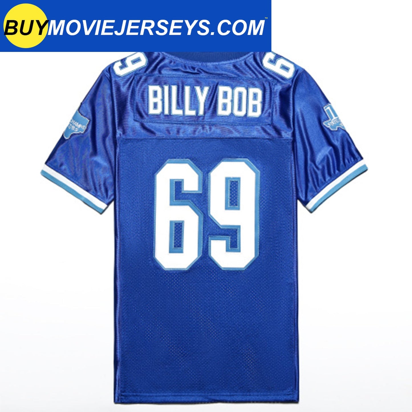 Billy Bob #69 Varsity Blues West Canaan HS Football Jersey Stitched Mesh Shirt