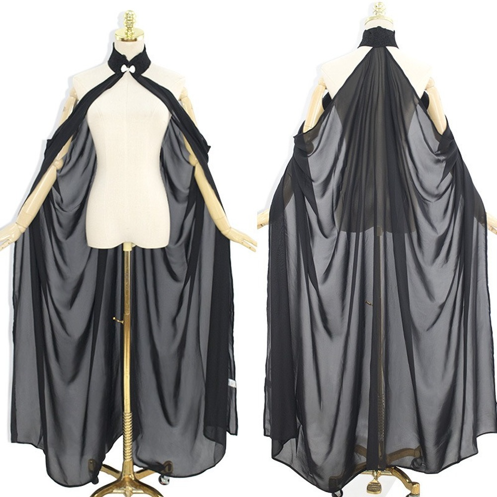 Womens Medieval Costume Ladies Halloween Gothic Cloak Sexy Queen Party Long Cape