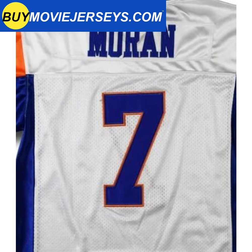 blue mountain state football helmet for sale Alex Moran #7 Blue Mountain State Football Jersey - White