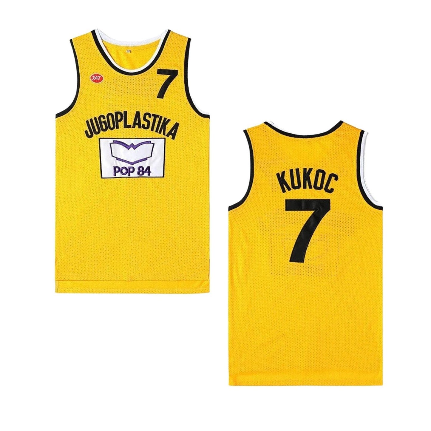 Toni Kukoc Jersey #7 Jugoplastika KK Split POP 84 Retro Basketball Jerseys