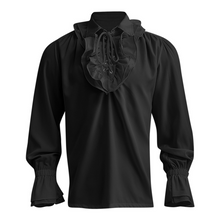 Load image into Gallery viewer, Women Men Pirate Shirt Victorian Top Medieval Renaissance Gothic Vampire Costume