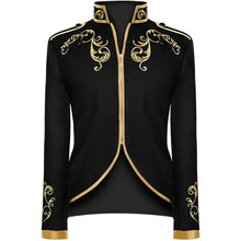 Load image into Gallery viewer, Men Prince Coat Medieval Steampunk Gothic Jackets Royal Guard Halloween Costume