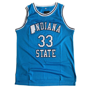 Larry Bird #33 Indiana State Basketball Throwback Jersey