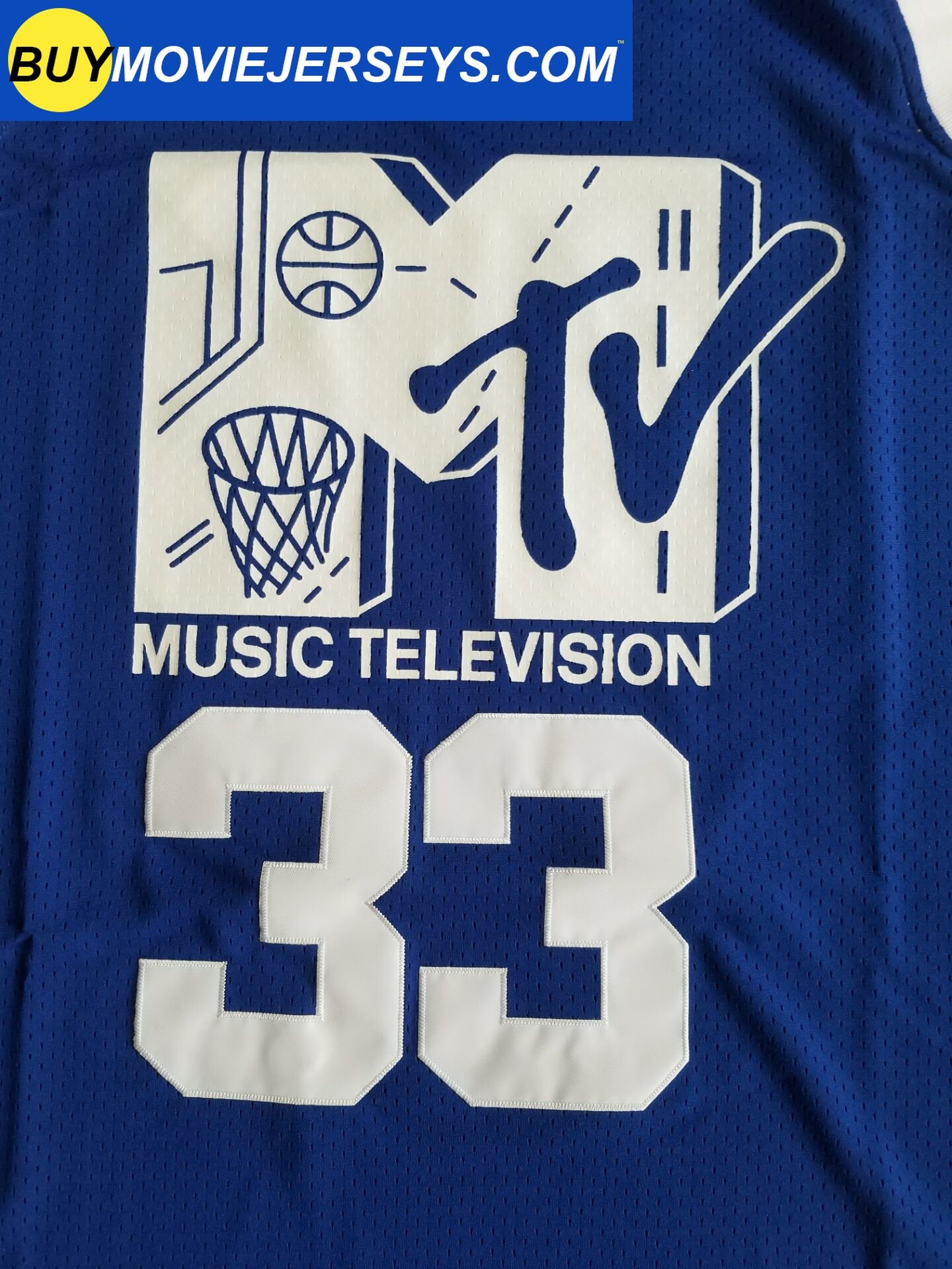 ROCK N JOCK WILL SMITH #33 BASKETBALL JERSEY BLUE