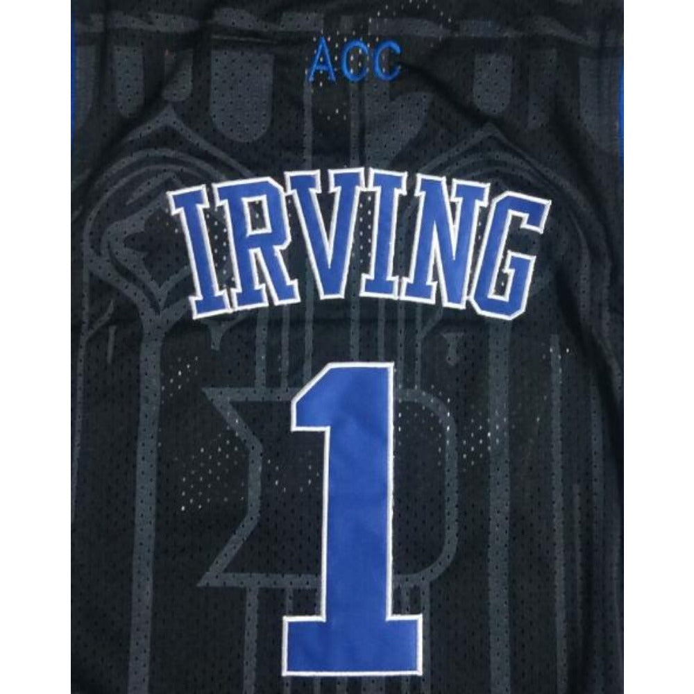 Kyrie Irving #1 Duke Throwback Basketball Jersey - Black