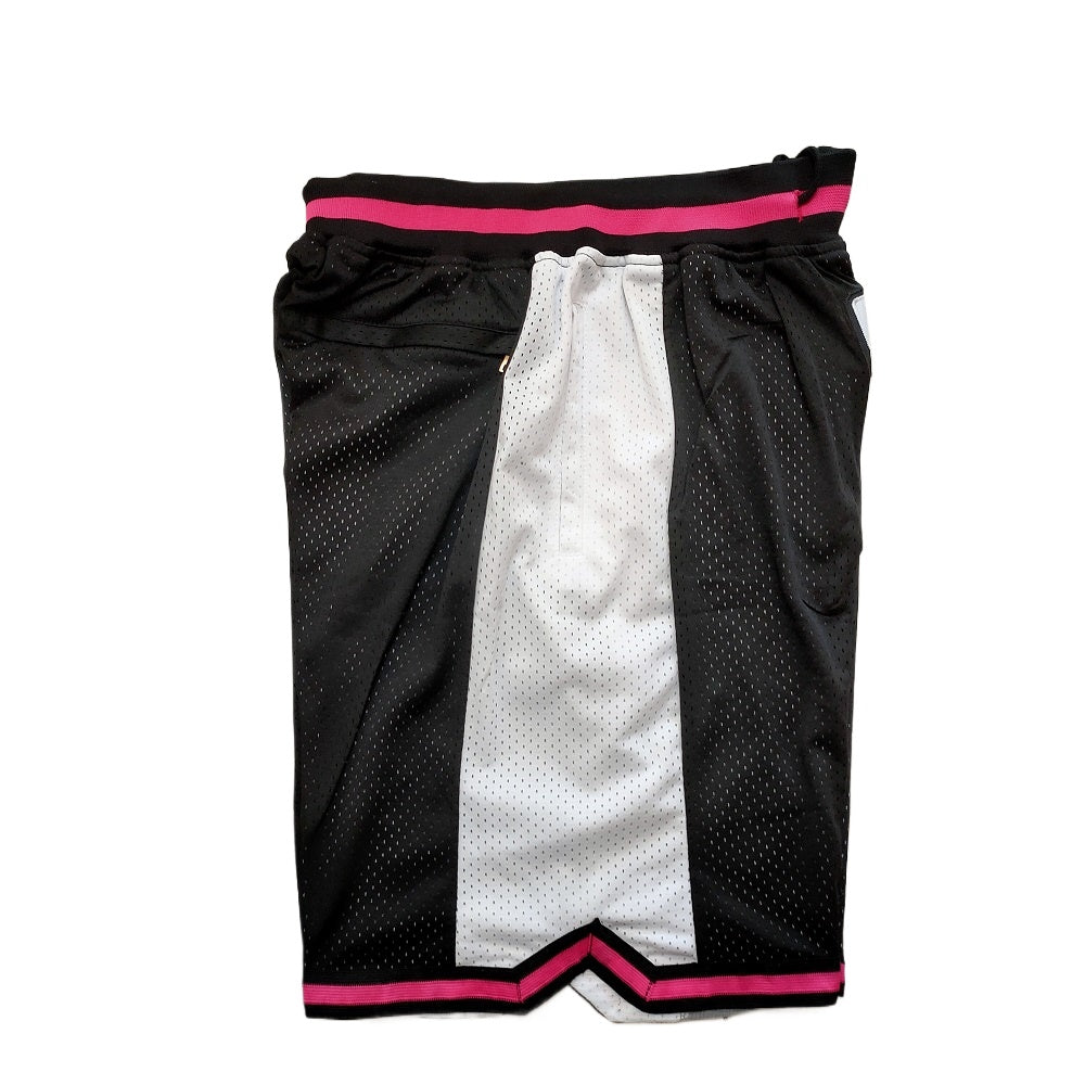 Auto Basketball Shorts Pants with Pockets Black Color