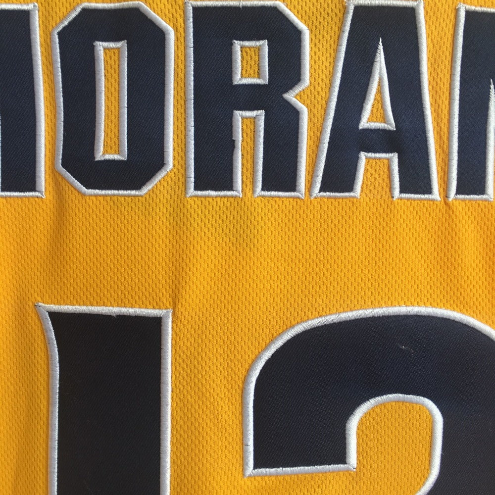 Ja Morant #12 Murray State Basketball Jersey Yellow White DarkBlue 3 Colors