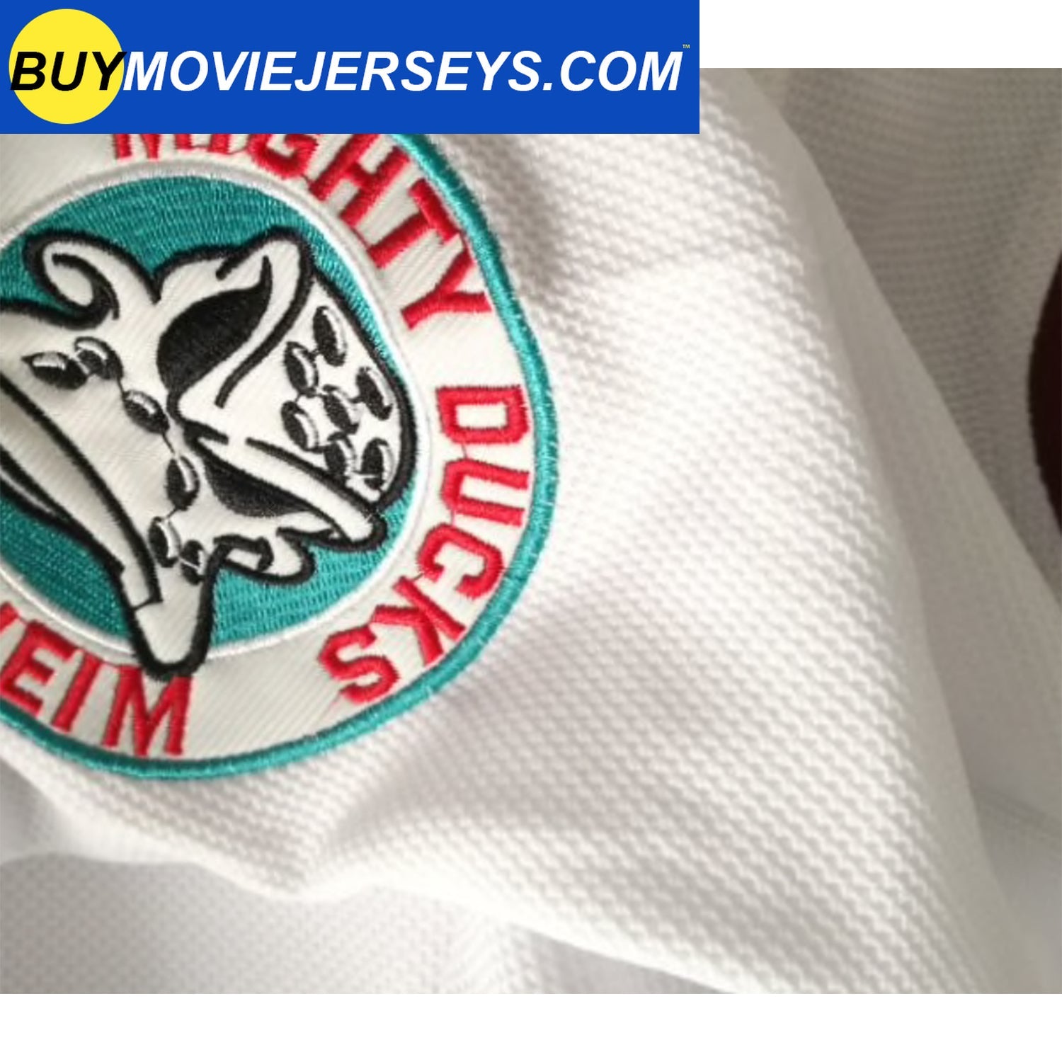 Mighty Ducks Cast Autographed (White #92) Custom Hockey Jersey w