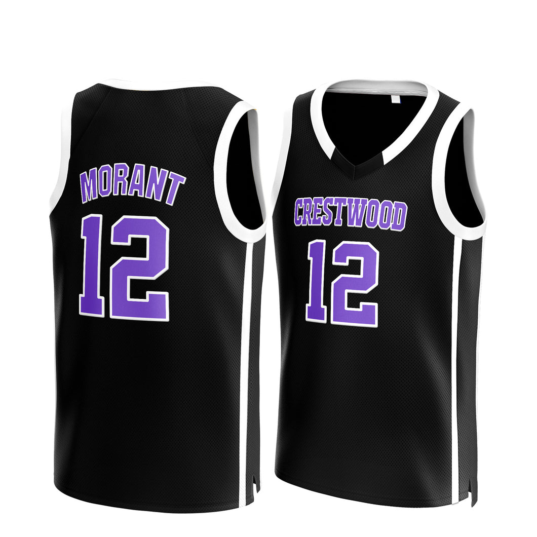 Ja Morant #12 Crestwood High School Knights Basketball Jersey