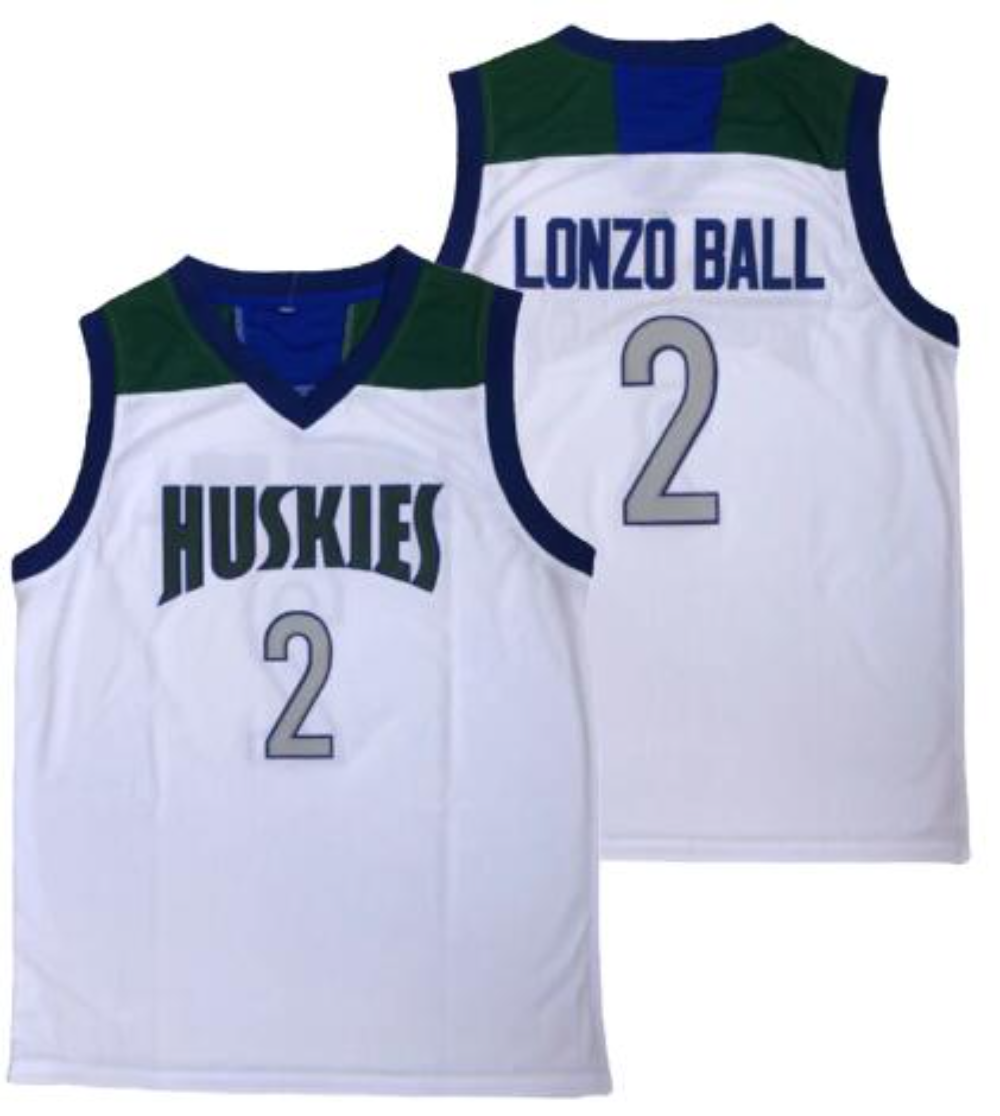 Lonzo Ball #2 Chino Hills High School Basketball Jersey