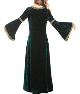 Medieval Princess Costume for Girls Renaissance Fancy Dress