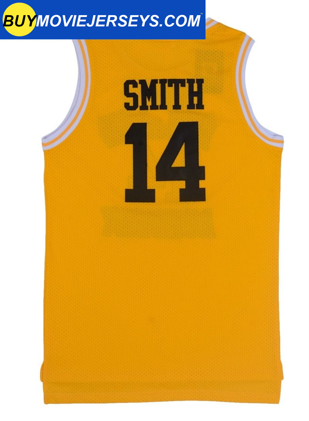 The Fresh Prince of Bel-air Academy TV Show Basketball Jersey #14 Will Smith Yellow