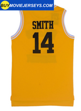 Load image into Gallery viewer, The Fresh Prince of Bel-air Academy Basketball Jersey #14 Will Smith Yellow