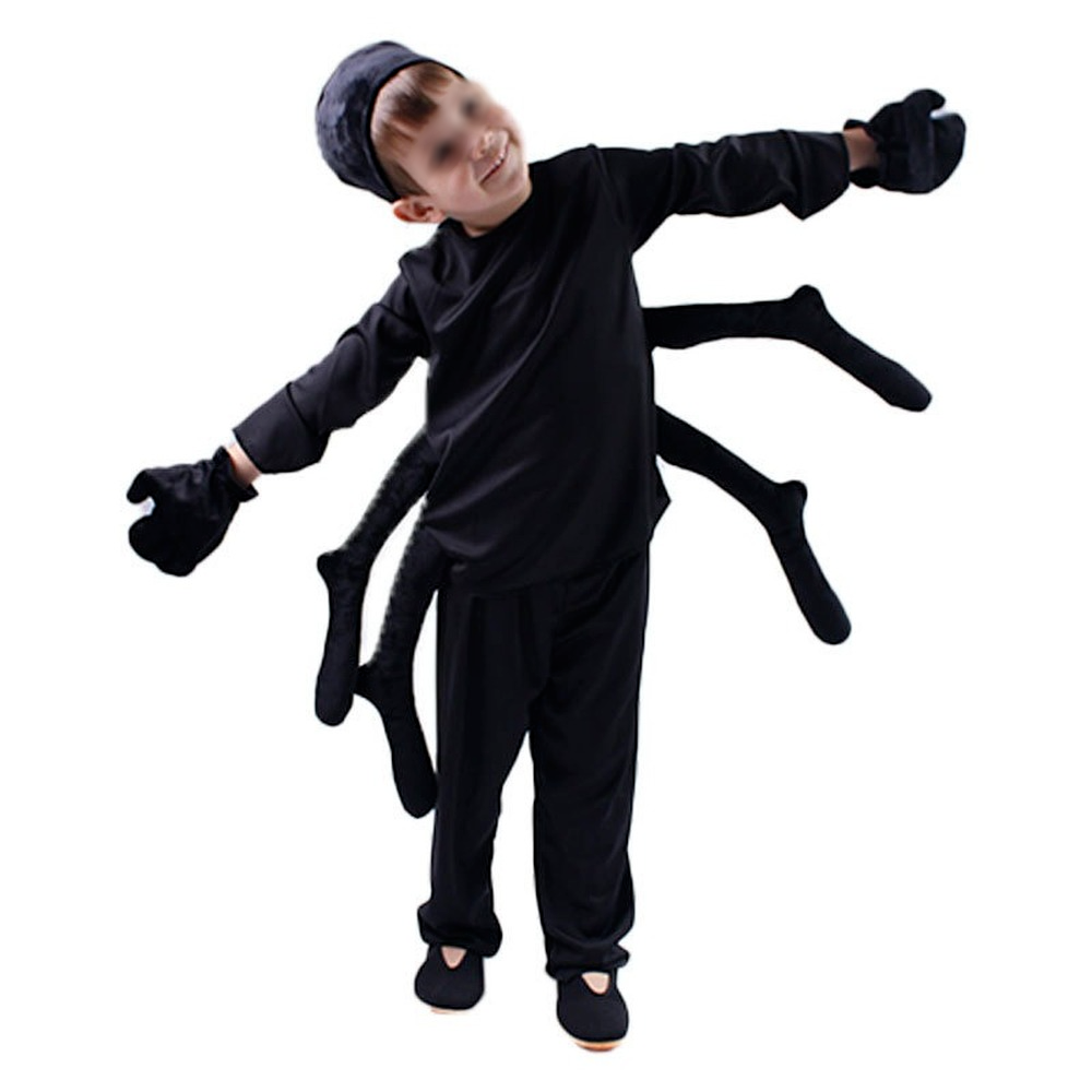 Kids Spider Costume Tarantula Halloween Fancy Dress Up Book Week for Boys Girls