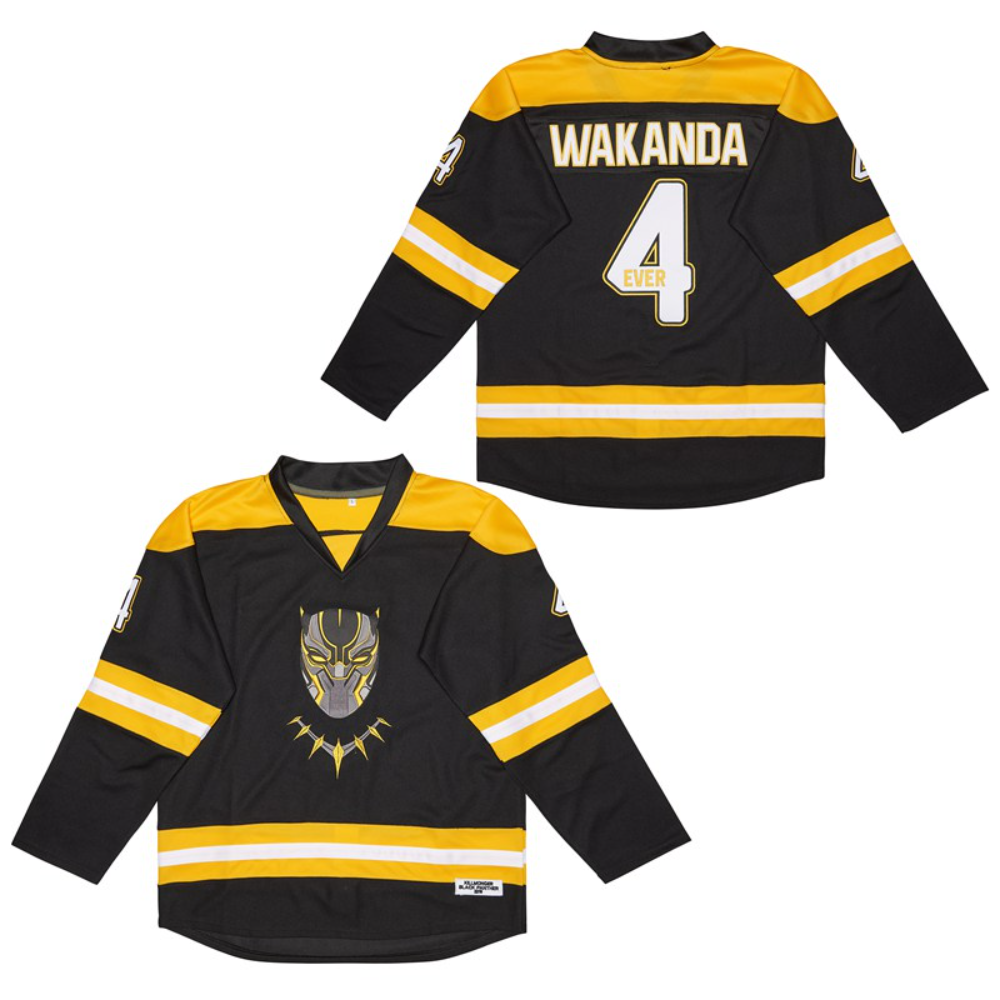 WAKANDA KILLMONGER #4  Ice Hockey Jersey