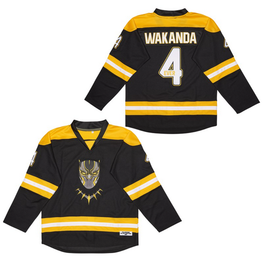 WAKANDA KILLMONGER #4  Ice Hockey Jersey Limited Edition