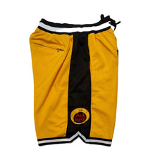 Load image into Gallery viewer, All That  Basketball Shorts Pants with Pockets Yellow Color