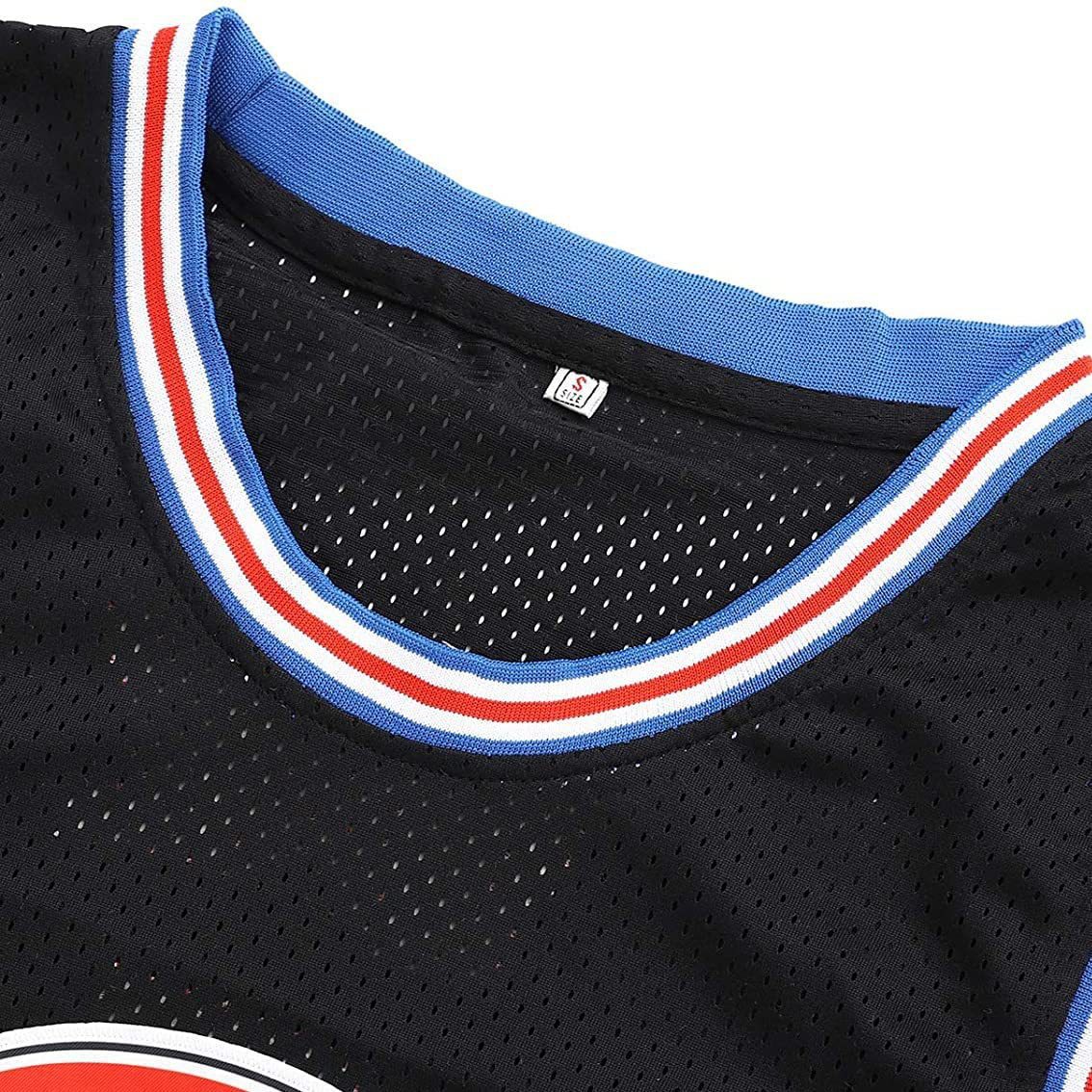 Space Jam Movie Basketball Jersey Tune Squad # 22 MURRAY Black Color