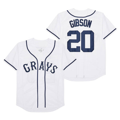 Josh Gibson #20 Baseball Jerseys Homestead Grays Stitched Heather