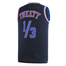 Load image into Gallery viewer, Space Jam Basketball Jersey Tune Squad # 1/3 Tweety Black Color