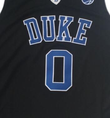 Jayson Tatum #0 Duke Basketball Jersey College - Black