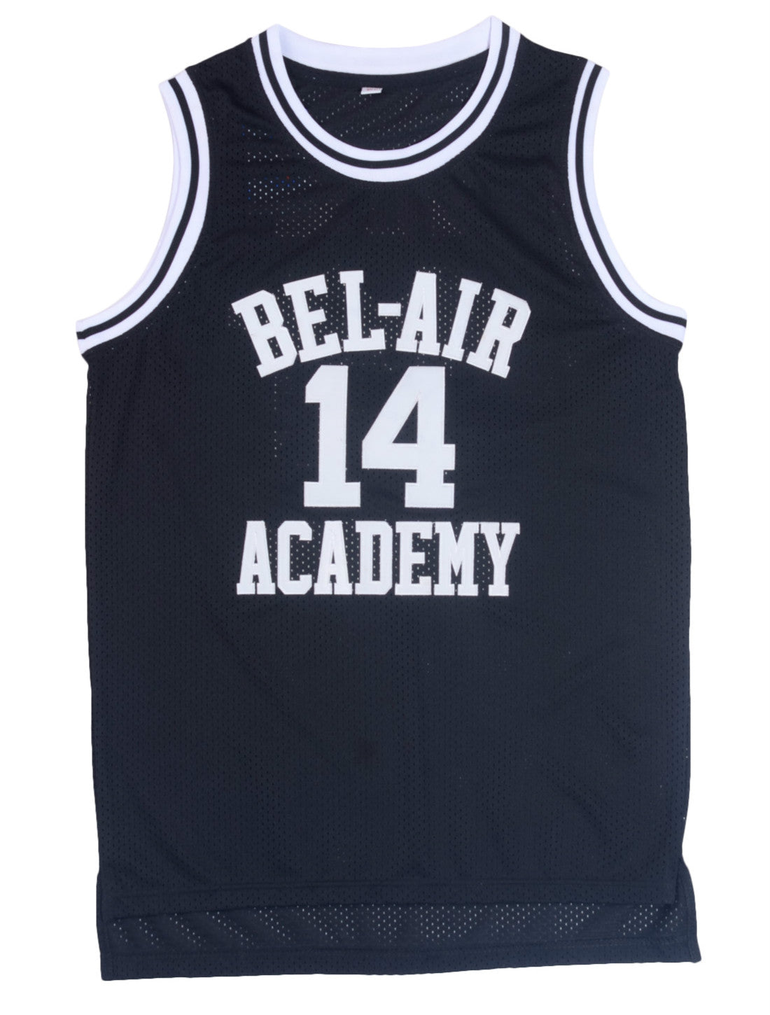 The Fresh Prince of Bel-air Academy TV Show Basketball Jersey #14 Will Smith Black and Green Colors